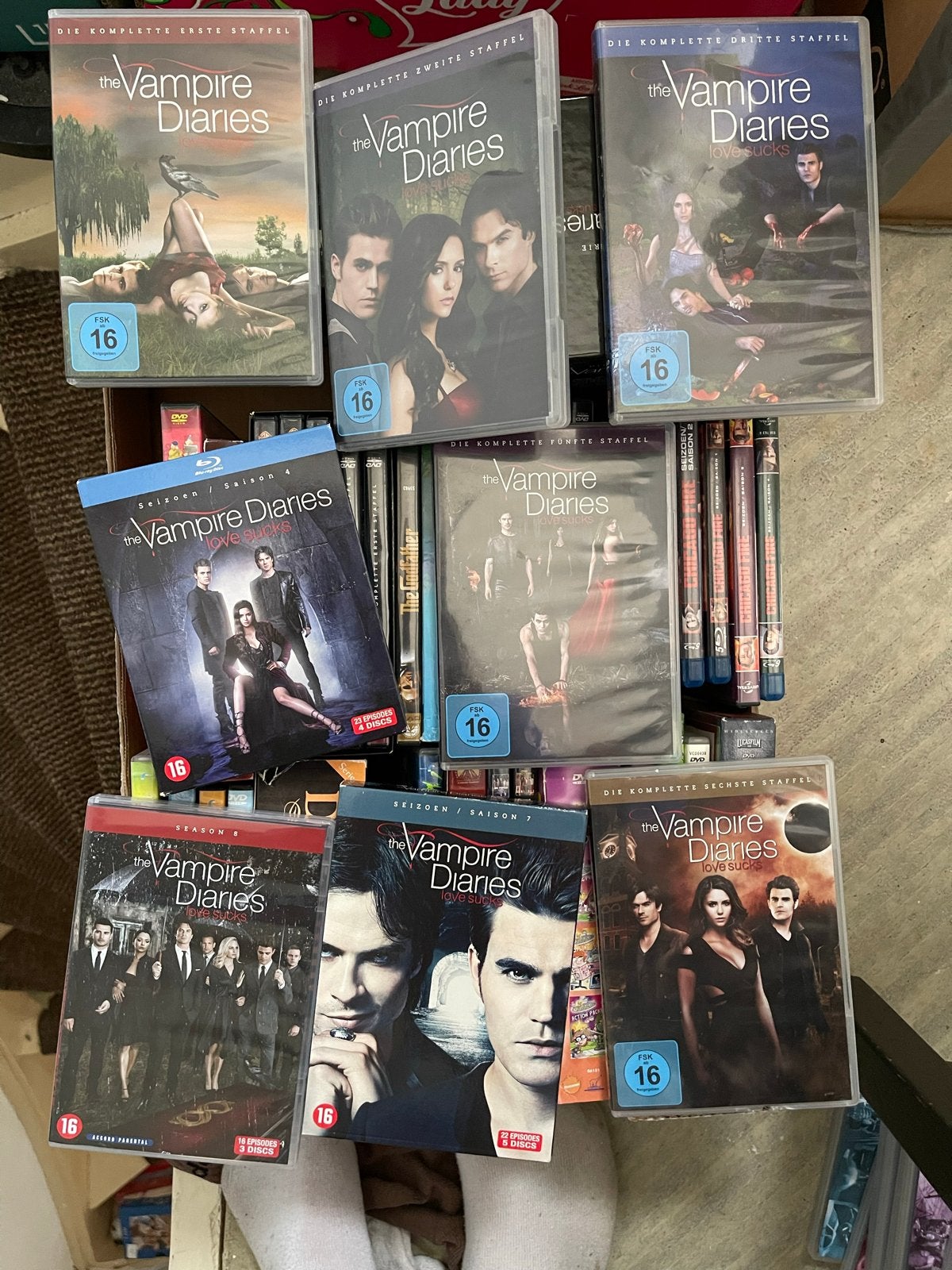 The Vampire Diaries Complete Serie DVD Boxset (Seizoen 1-8), Vanaf 16 jaar, Ophalen of Verzenden, Zo goed als nieuw, Science Fiction en Fantasy
