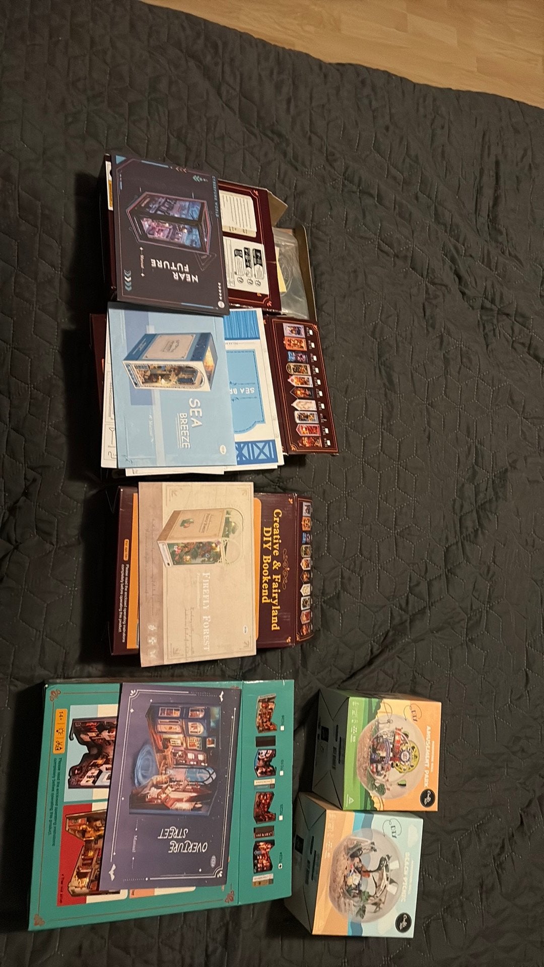 6 x maak je eigen miniatuur huisje of boekensteun, Hobby en Vrije tijd, Ophalen, Zo goed als nieuw, Knutselwerk