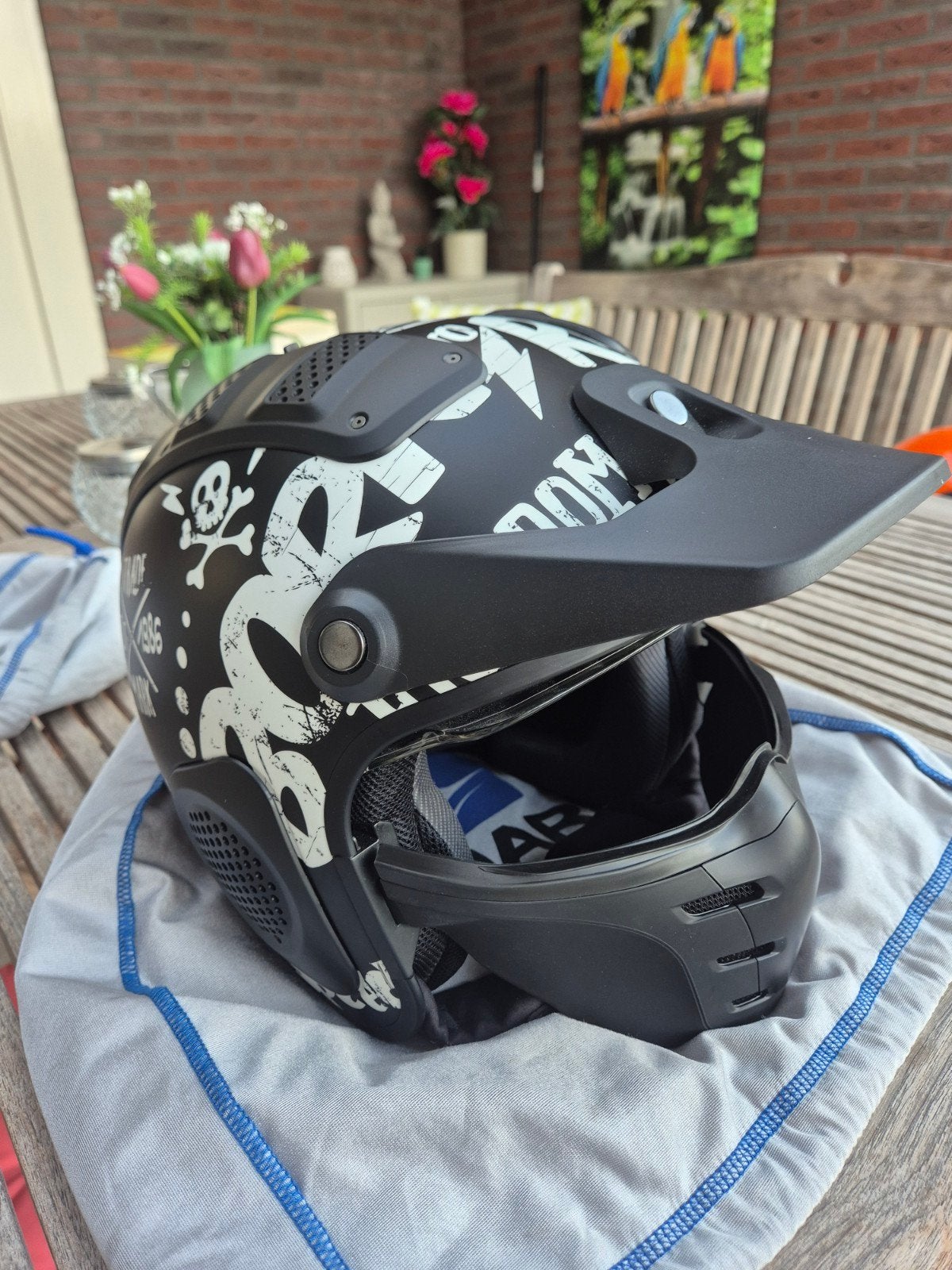 Shark Street Drak helm - Maat L - Zo goed als nieuw, Motoren, Ophalen of Verzenden, Nieuw zonder kaartje, L, Jethelm