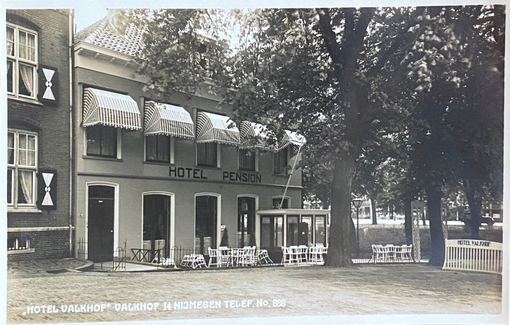 Nijmegen, Hotel Valkhof, Verzenden, 1920 tot 1940, Gelopen, Gelderland