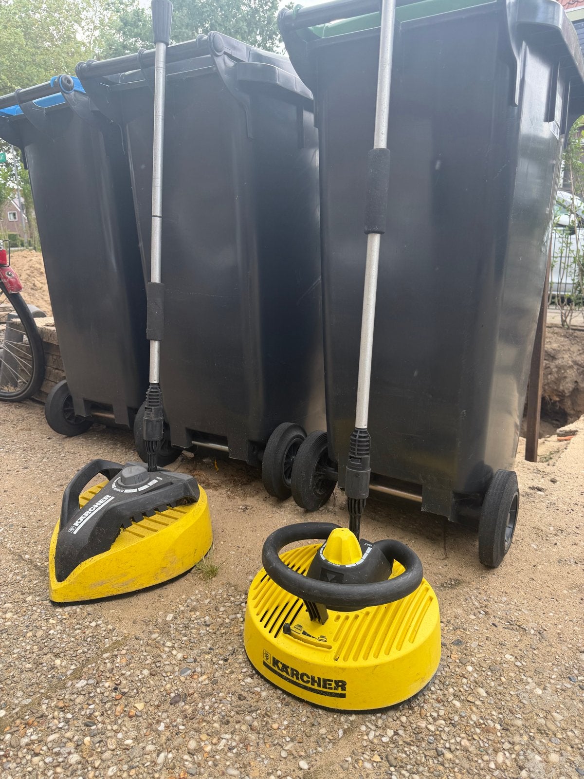 Kärcher Terrasborstels T racer, Ophalen