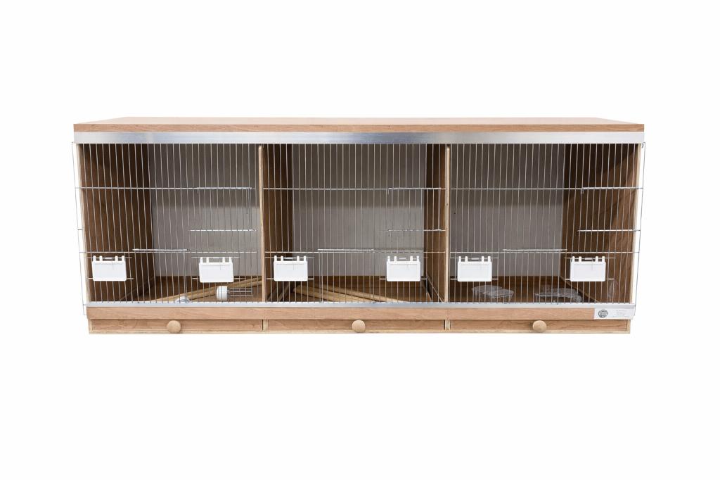 Houten kweekkooien | Broedkooien 121,5 x 40 x 50 Trippel, Ophalen of Verzenden, Nieuw, Hout, Broedkooi of Kweekkooi