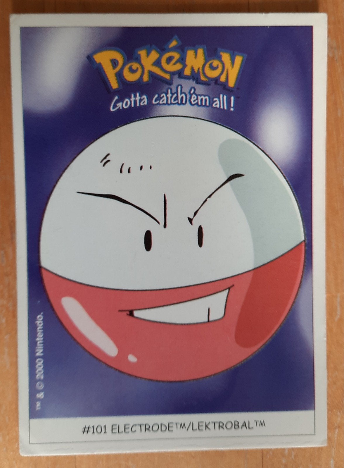 Pokémon Dunkin Boomer Sticker #101 Electrode Lektrobal, Hobby en Vrije tijd, Verzamelkaartspellen | Pokémon, Ophalen of Verzenden