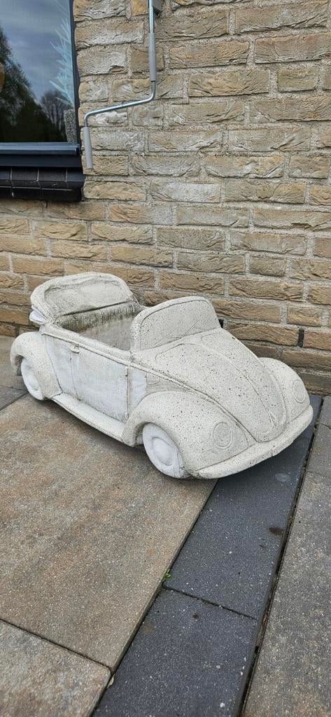 Betonnen VW kever planten bak, Tuin en Terras, Ophalen, Gebruikt, Minder dan 60 cm, Vierkant