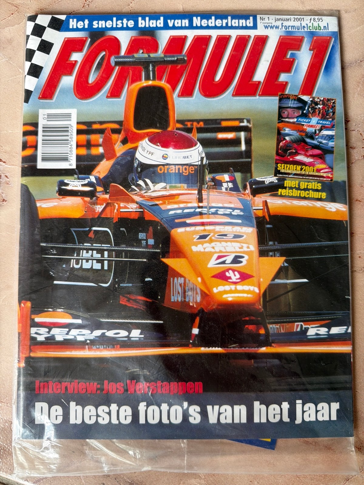 Formule 1 Magazine Januari 2001 - Jos Verstappen, Ophalen of Verzenden, Nieuw, Sport en Vrije tijd