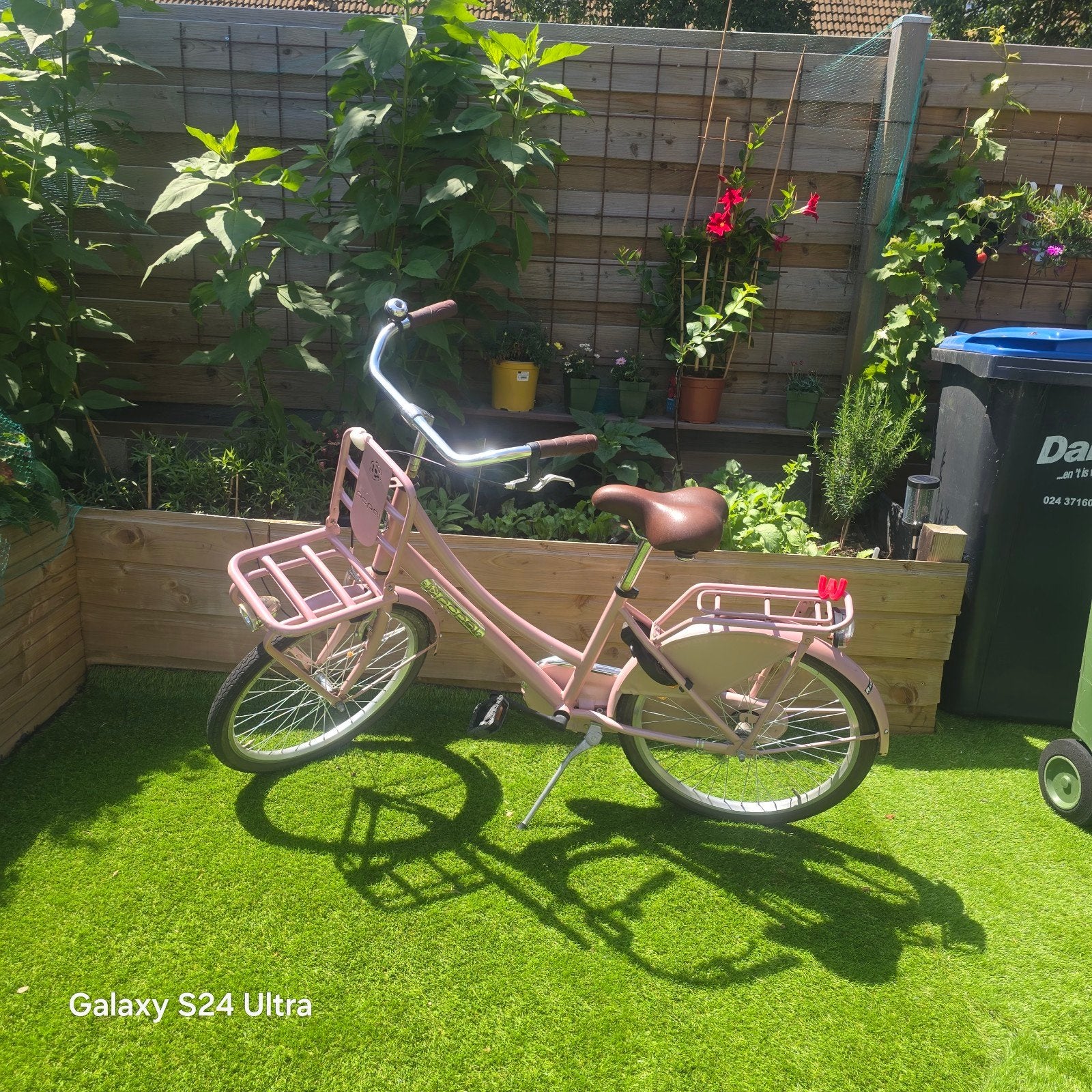 Popal Daily Dutch Basic Meisjesfiets 22 inch Roze, Overige merken, Terugtraprem, Gebruikt, Ophalen of Verzenden