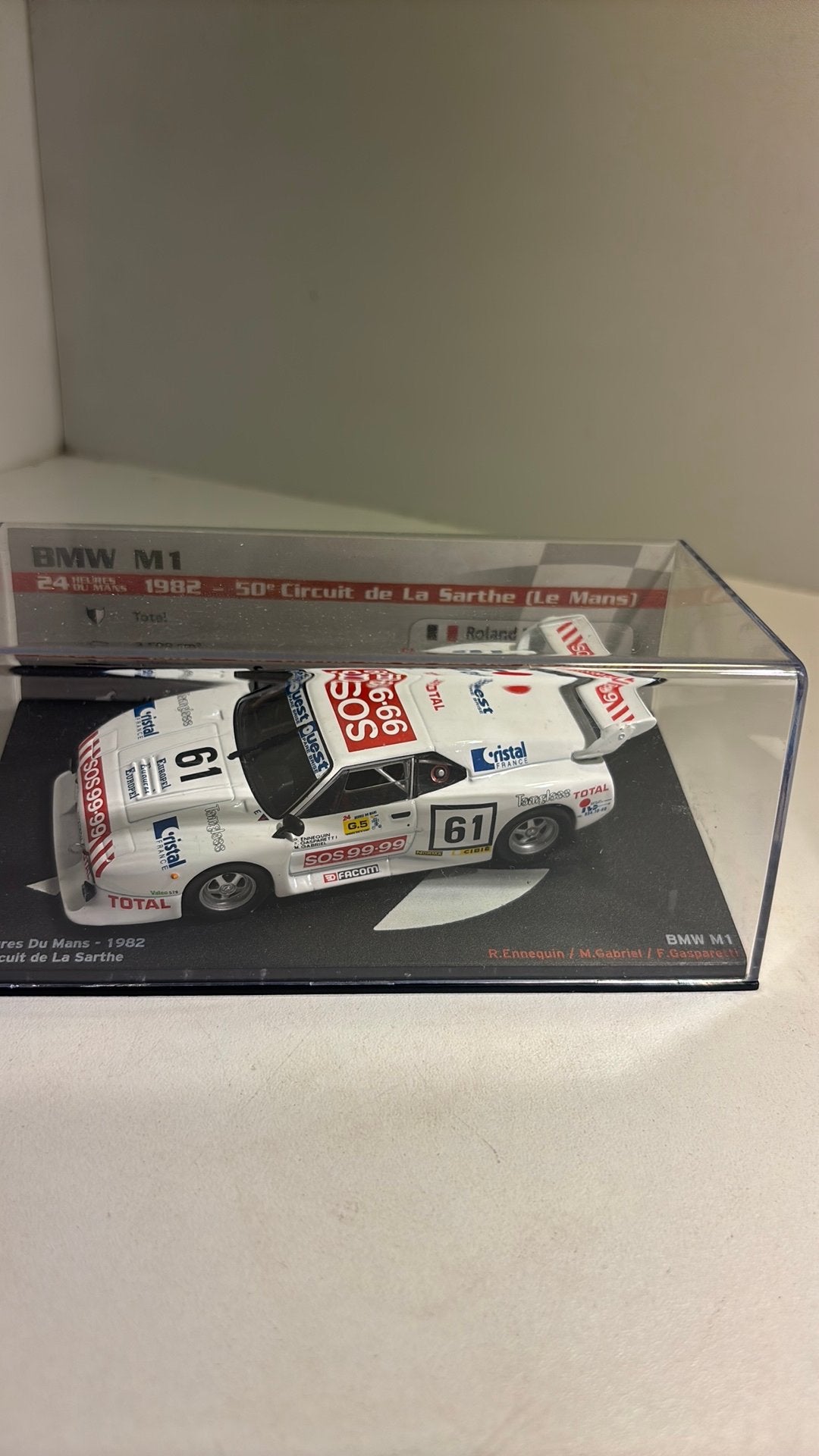Bmw m1 24 h du mans 1982 altaya 1.43, Overige merken, Auto, Ophalen of Verzenden, A