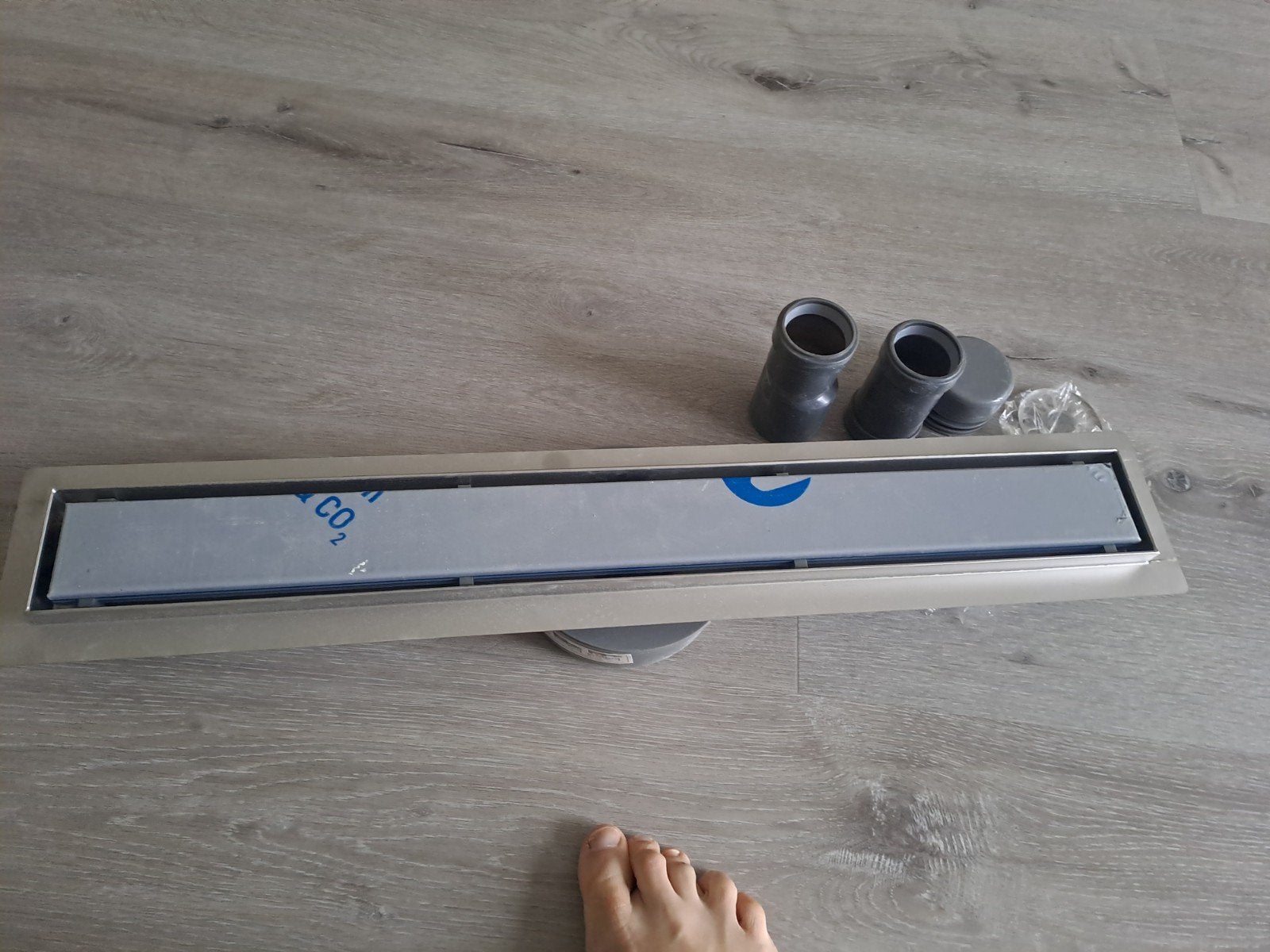 Nieuwe douchegoot - nooit gebruikt, Ophalen, Nieuw, Met douche