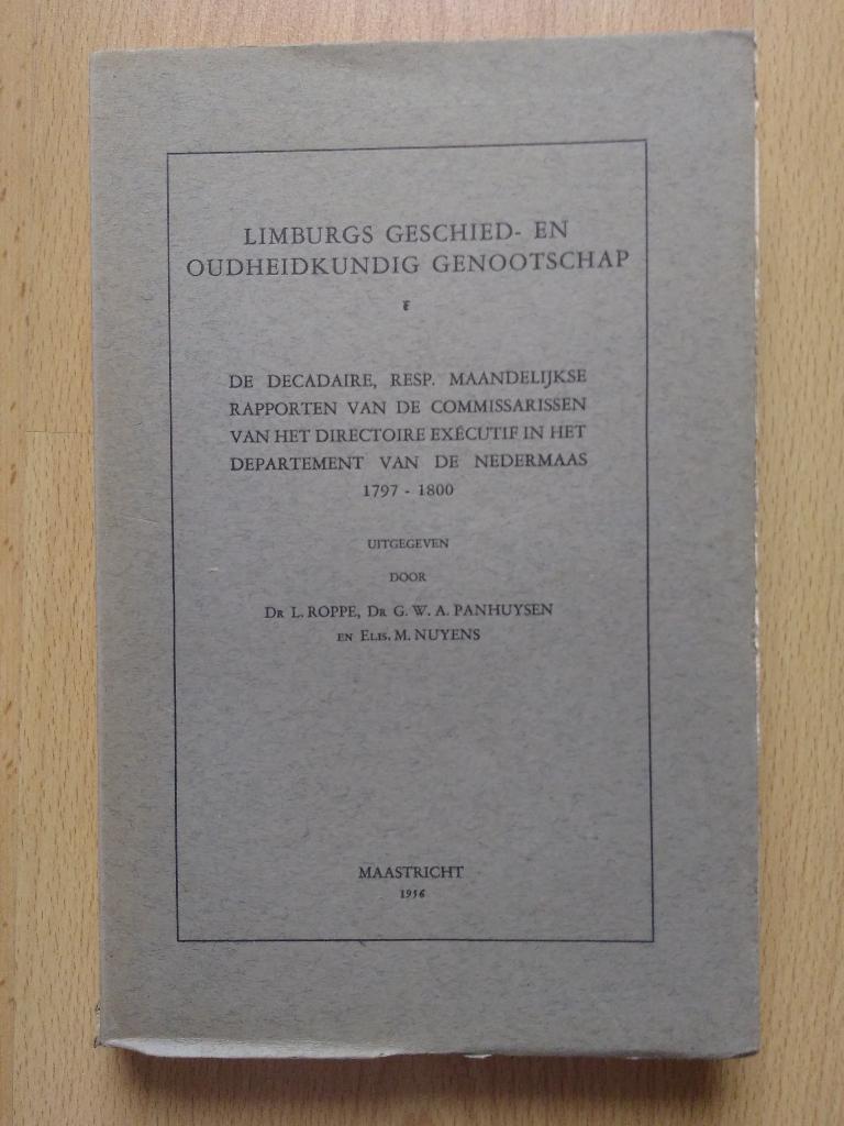 De decadaire, resp. maandelijkse rapporten ..., Ophalen of Verzenden, Zo goed als nieuw