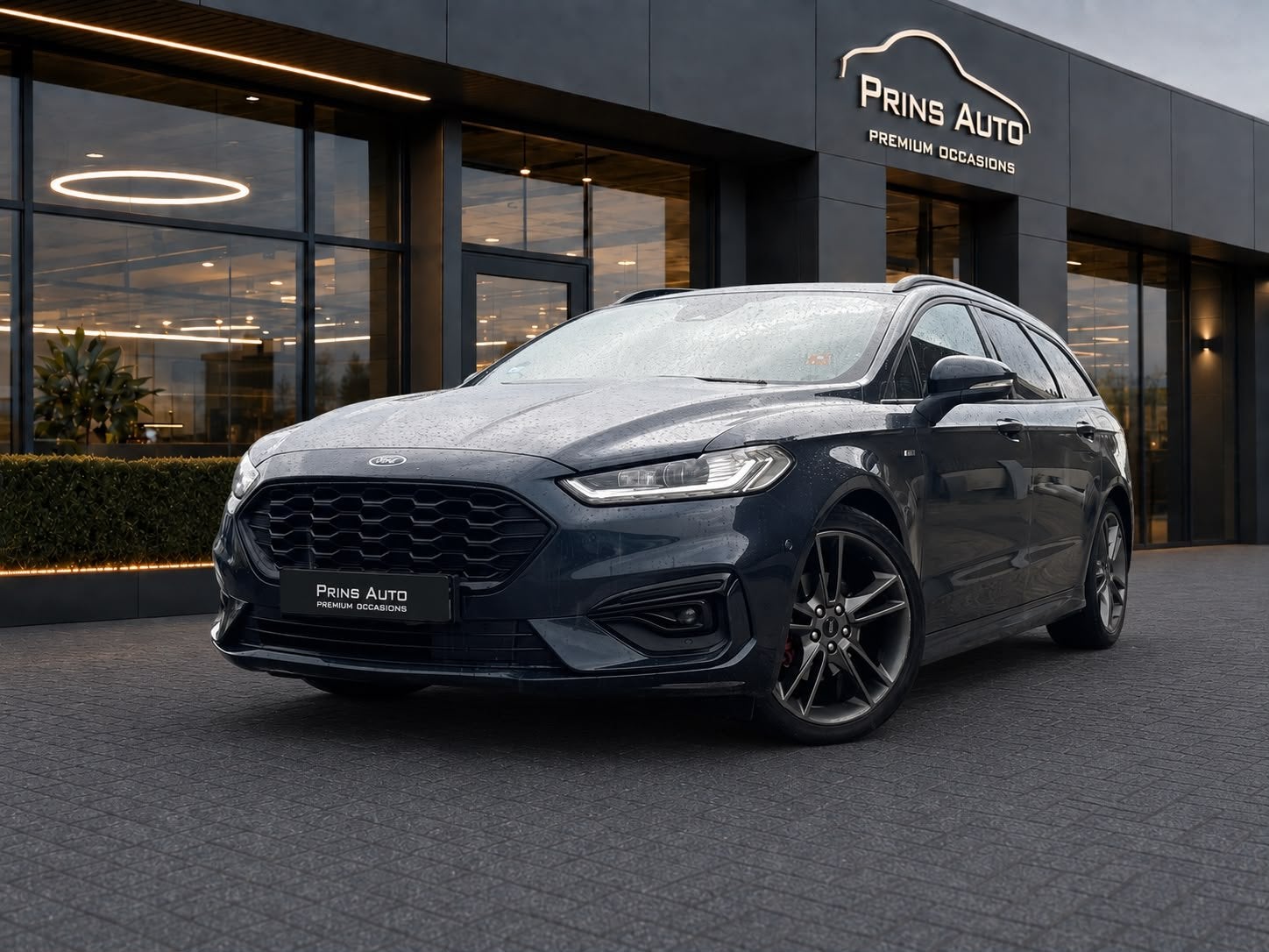 Ford Mondeo Wagon 2.0 IVCT HEV Vignale |STOEL+STUURVVERW|NAV, Auto's, Ford, Gebruikt, 4 cilinders, Mondeo, Blauw