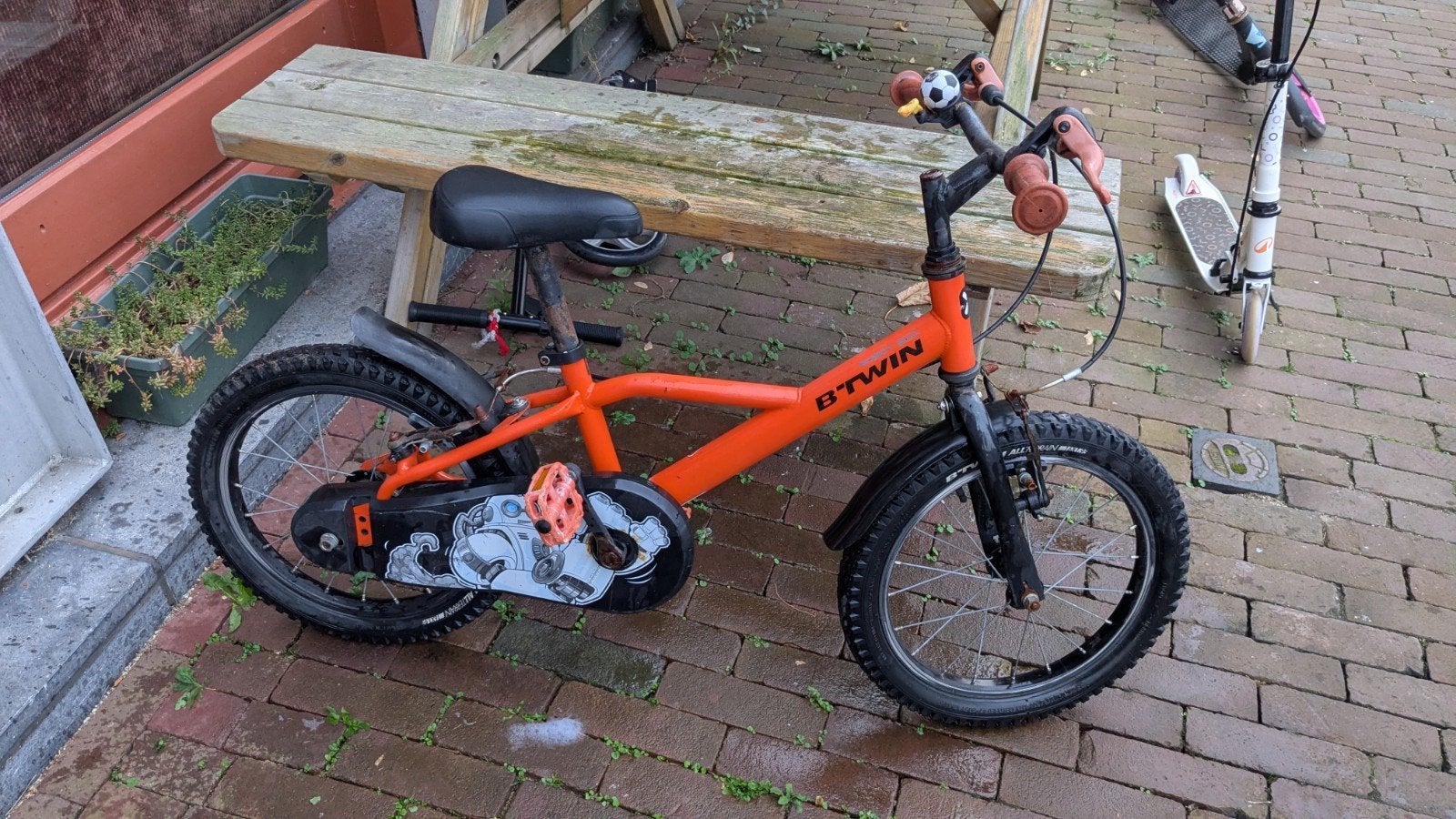 Decathlon B'TWIN kinderfiets 16 inch, Ophalen, Gebruikt, 16 tot 20 inch, B'TWIN
