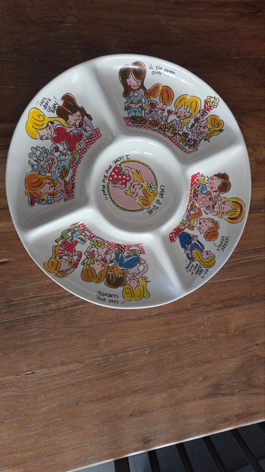 Blond Amsterdam Serveerschaal Chips & Dips 35 cm, Huis en Inrichting, Keuken | Servies, Ophalen, Aardewerk, Schaal of Schalen