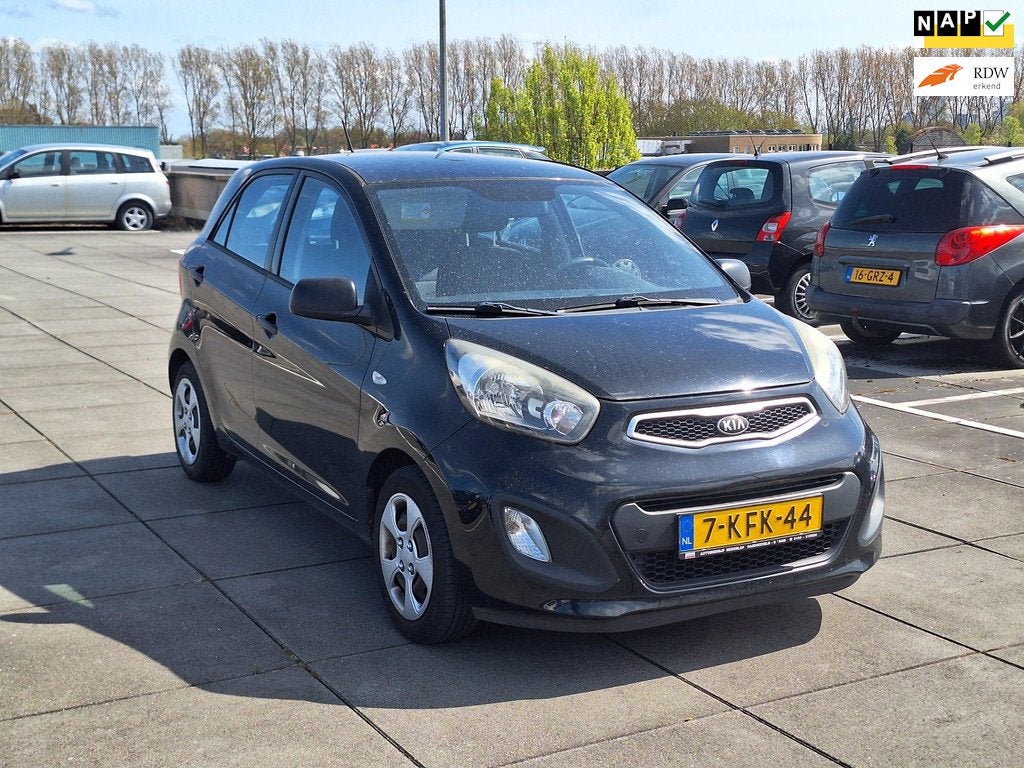 Kia Picanto €3850,-1.0 CVVT ISG Apk 12/2026 Airco Nap 5drs, Auto's, Kia, Voorwielaandrijving, Euro 5, Stof, Gebruikt