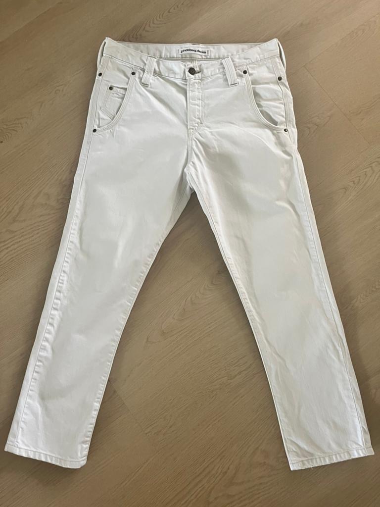 J.Lindeberg.Denim jeans wit, Verzenden, Zo goed als nieuw, Wit, W28 - W29 (confectie 36)