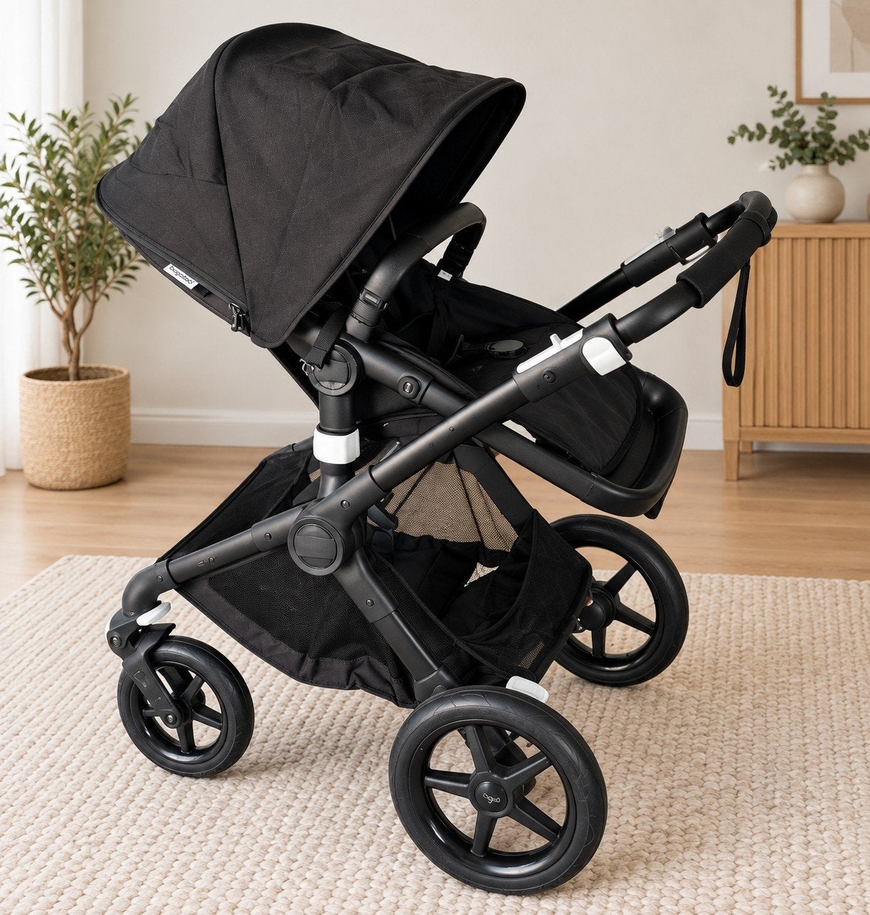 Bugaboo Fox 3 Midnight Black met veel accessoires, Kinderen en Baby's, Ophalen, Gebruikt, Bugaboo, Combiwagen