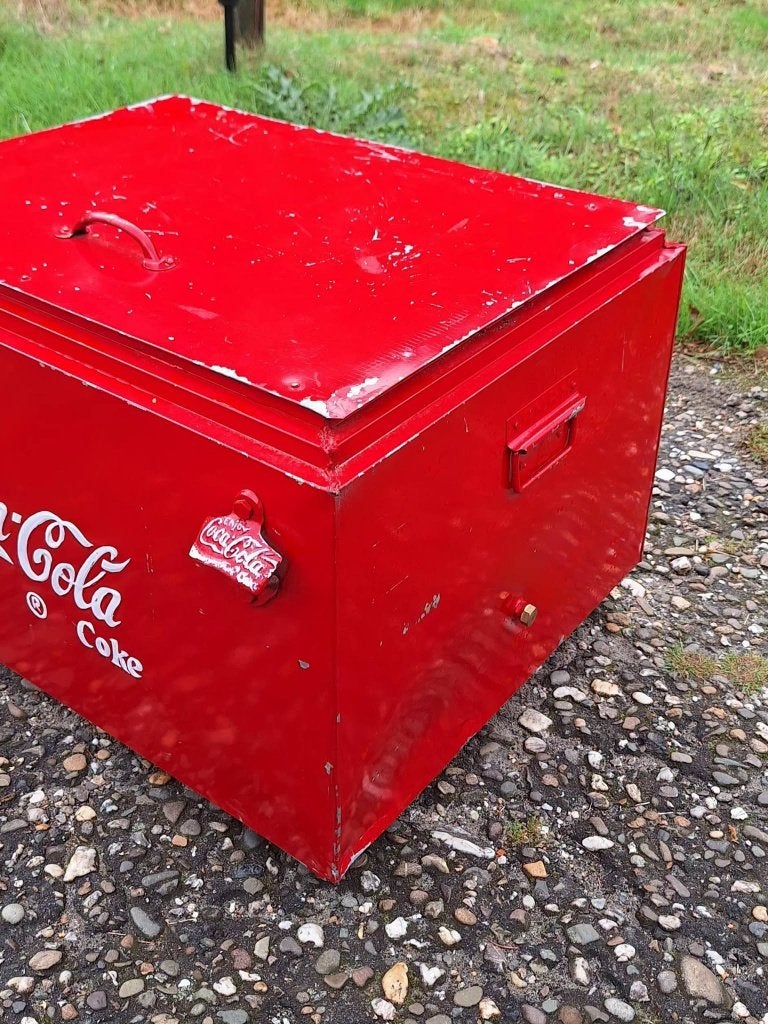 Grote Coca-Cola koelbox, cooler, coolbox te koop., Gebruikt, Gebruiksvoorwerp, ., Ophalen of Verzenden