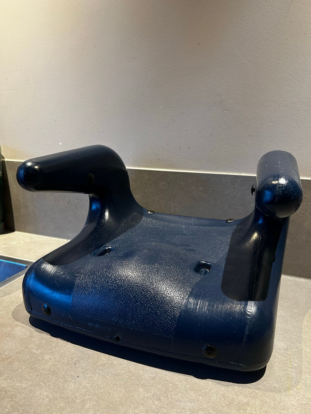 Donkerblauwe autostoelverhoger 15 tot 36 kg, Kinderen en Baby's, Autostoeltjes, Overige merken, 15 t/m 36 kg, Ophalen of Verzenden