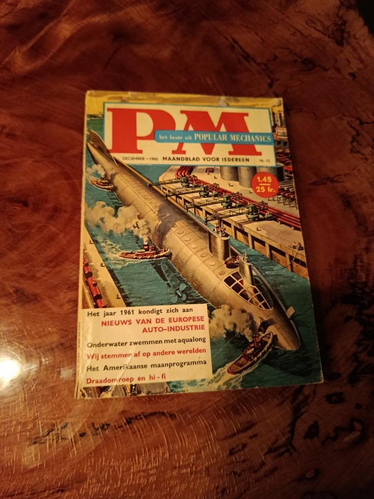 Popular Mechanics - December 1960 - Goede staat, Ophalen of Verzenden, Gelezen, Overige onderwerpen, Diverse auteurs