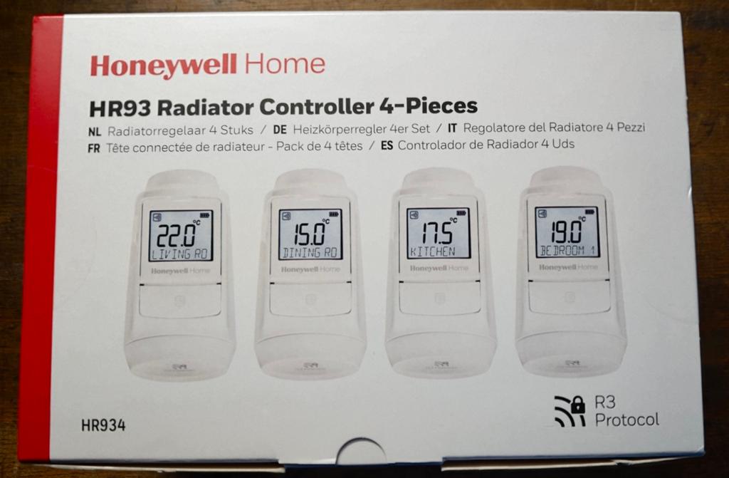 Honeywell Home HR93 radiator controller 4st evohome nieuw, Ophalen of Verzenden, Nieuw