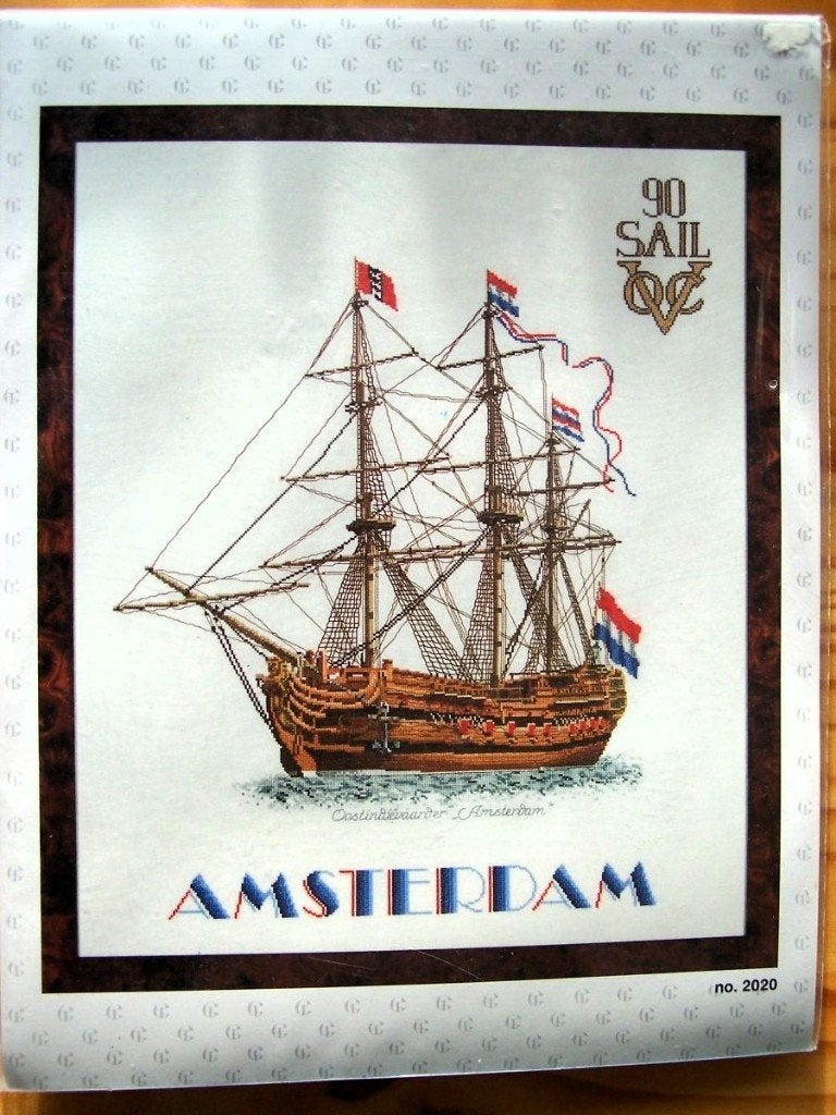 Borduurpakket Sail 1990 (55x66 cm), Ophalen of Verzenden, Nieuw, Handborduren, Borduurpakket