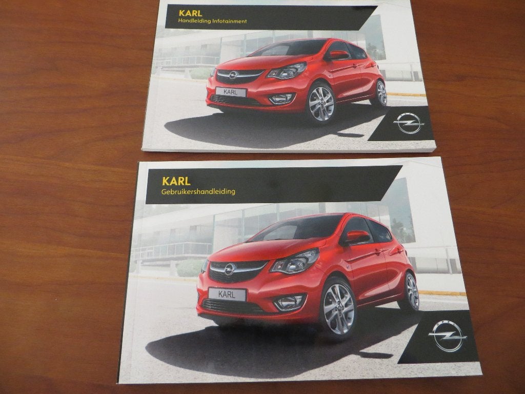 Instructieboek Opel Karl 2017 + handleiding audio/navi, Ophalen of Verzenden