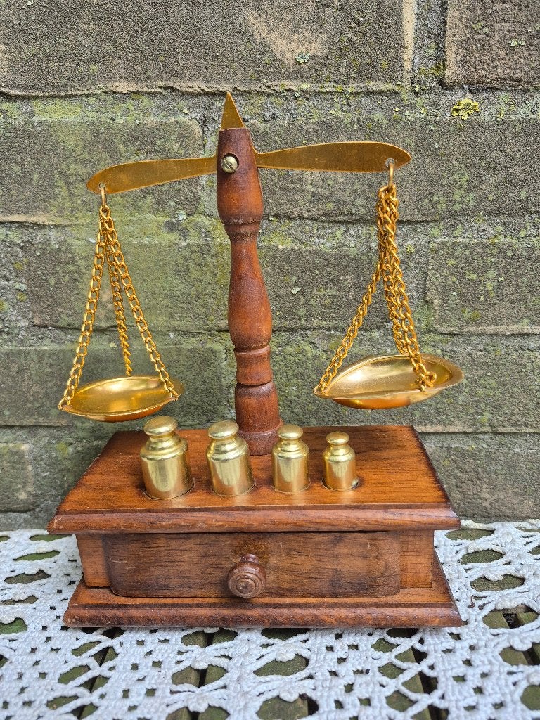 decoratief weegschaaltje (Gereserveerd), Ophalen of Verzenden, Gebruikt