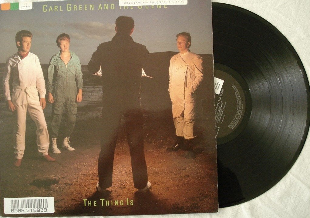 Carl Green and the Scene - The thing is, LP, Gebruikt, Inclusief insert, Overige genres