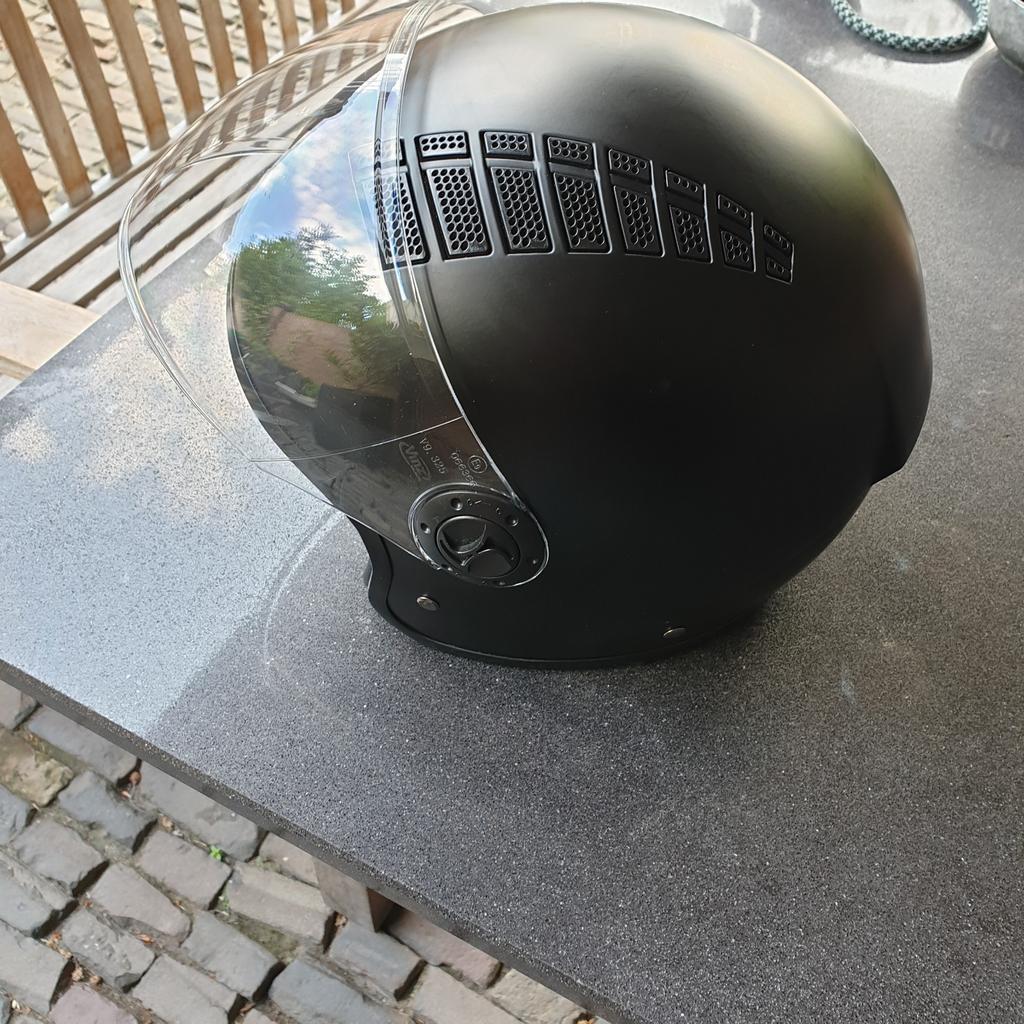 Brommerhelm scooterhelm., Fietsen en Brommers, Ophalen of Verzenden, Zo goed als nieuw, Extra large of groter