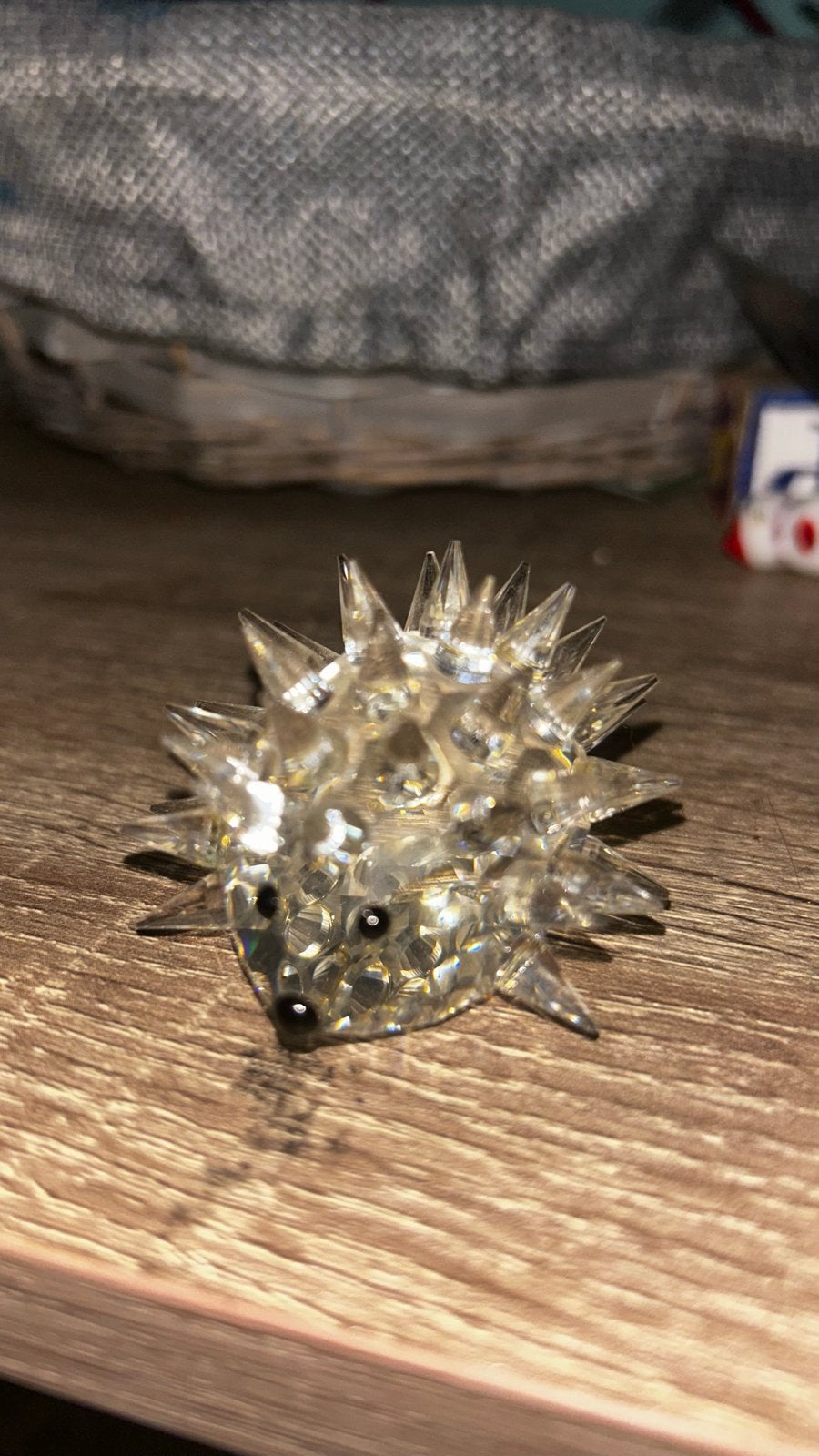 Swarovski Egel Beeldje - Kristal Dierenfiguur, Verzamelen, Ophalen of Verzenden, Zo goed als nieuw, Figuurtje