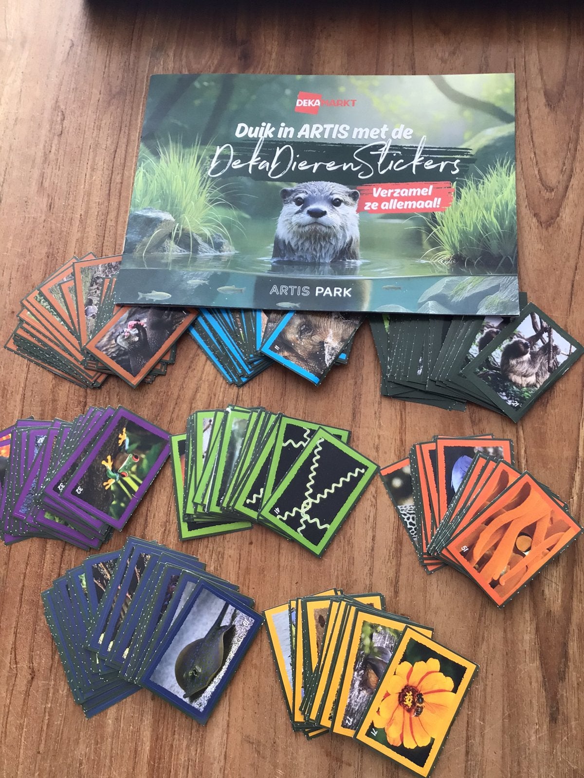 290 Deka Artis stickers met album., Dekamarkt, Ophalen of Verzenden