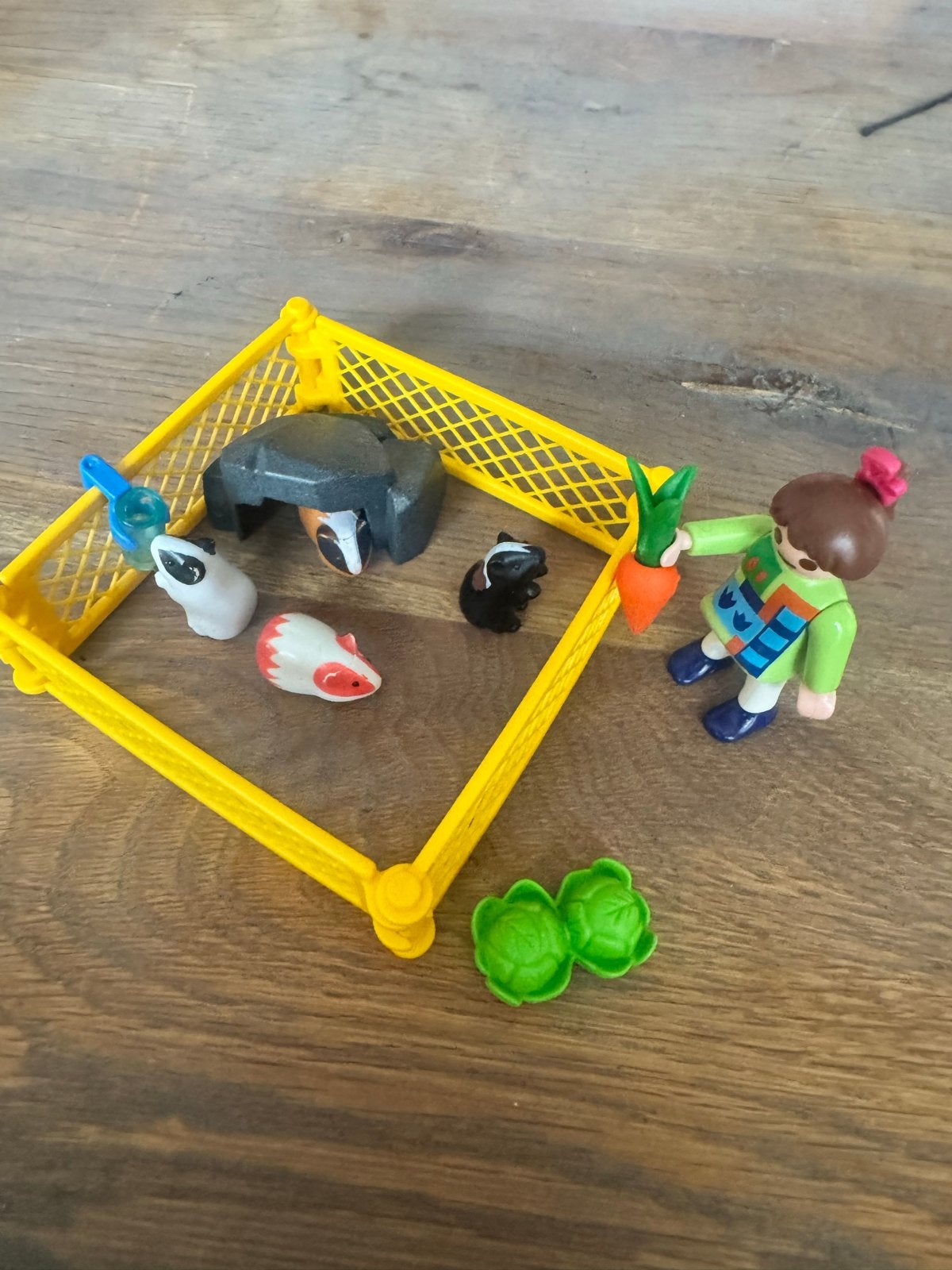Playmobil cavia's en konijnen met verzorger - Zonder doos, Ophalen of Verzenden, Gebruikt, Jongen of Meisje