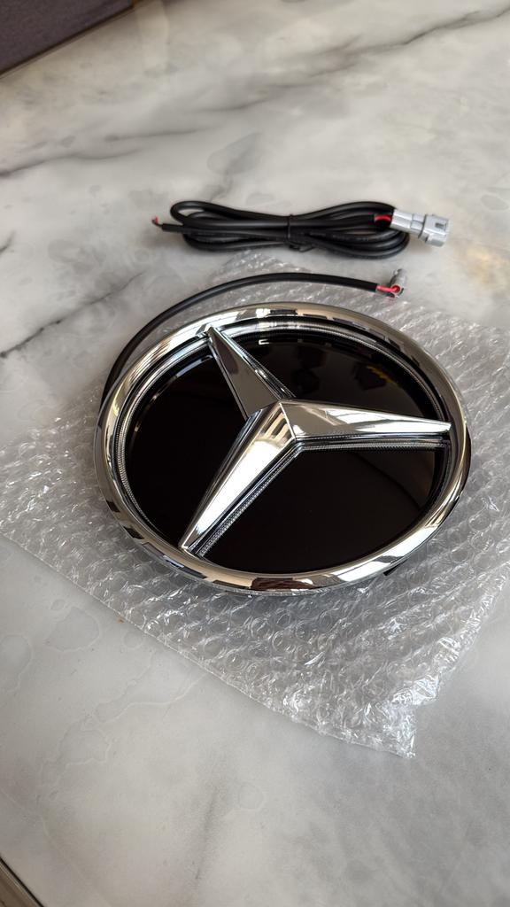 Mercedes Front Grille Embleem Ster Badge Logo Spiegel Led, Ophalen, Nieuw