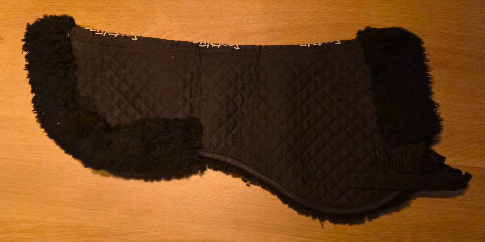 Bontje voor onder het zadel zwart, Ophalen, Gebruikt