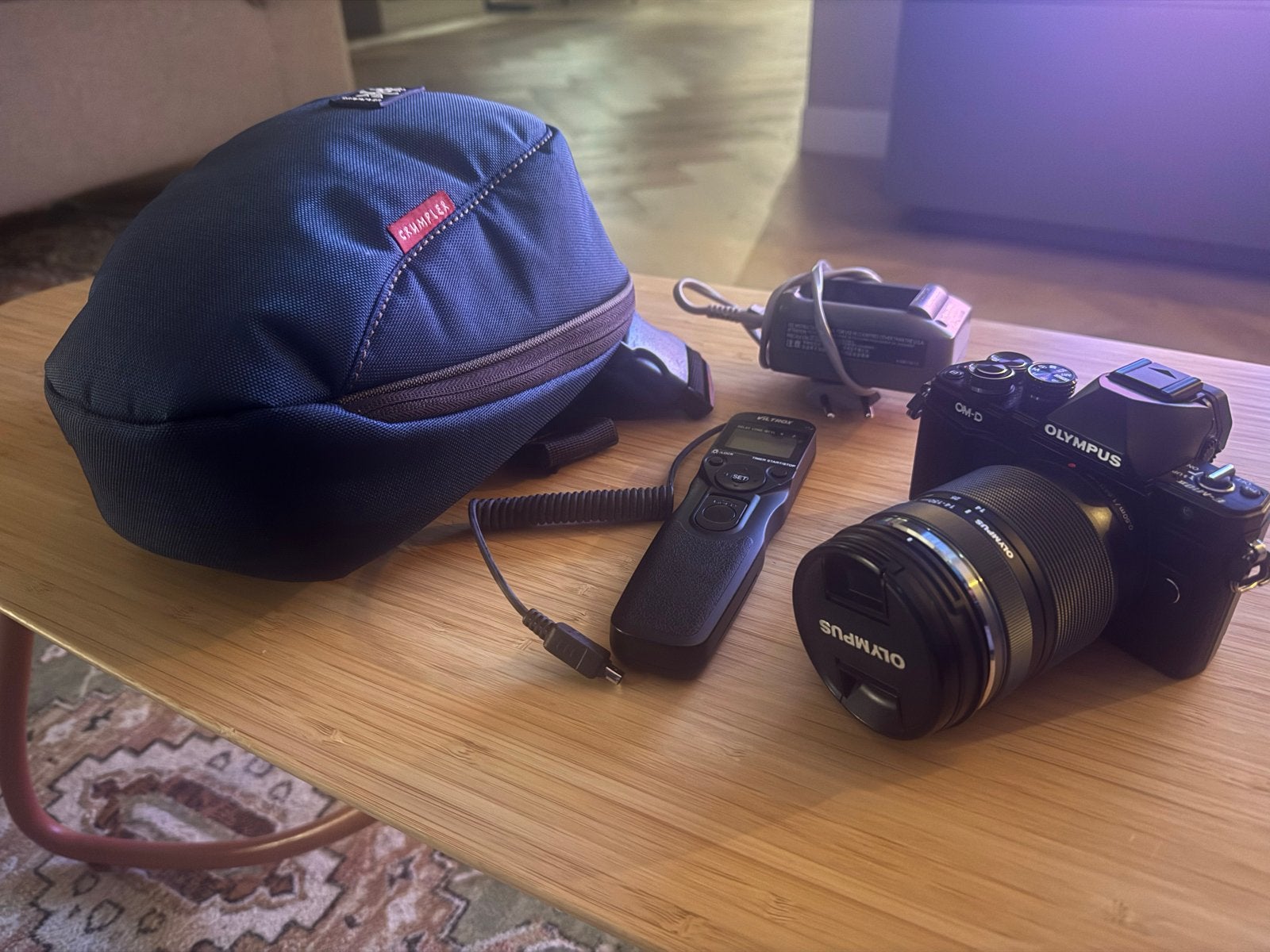 Olympus OM-D EM10 mark 2 Systeemcamera met 14-150mm lens, Ophalen of Verzenden, Zo goed als nieuw, Olympus, WiFi