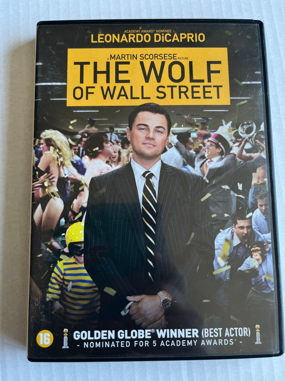The Wolf of Wall Street DVD - Leonardo DiCaprio, Vanaf 16 jaar, Nederlands, Ophalen of Verzenden, Actiekomedie