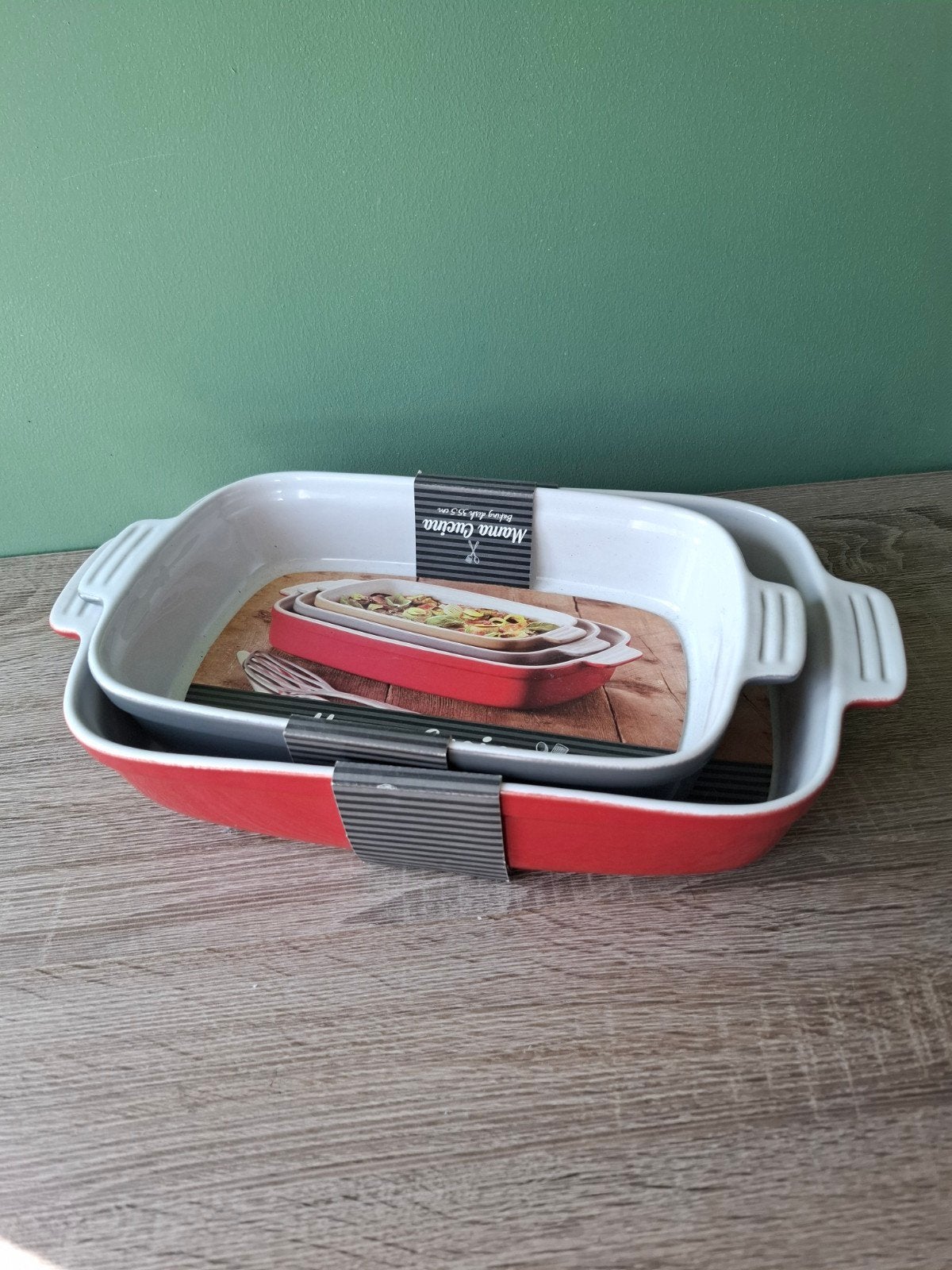 Mama Cucina 2 ovenschalen, nieuw, Huis en Inrichting, Keuken | Potten en Pannen, Ophalen of Verzenden, Nieuw