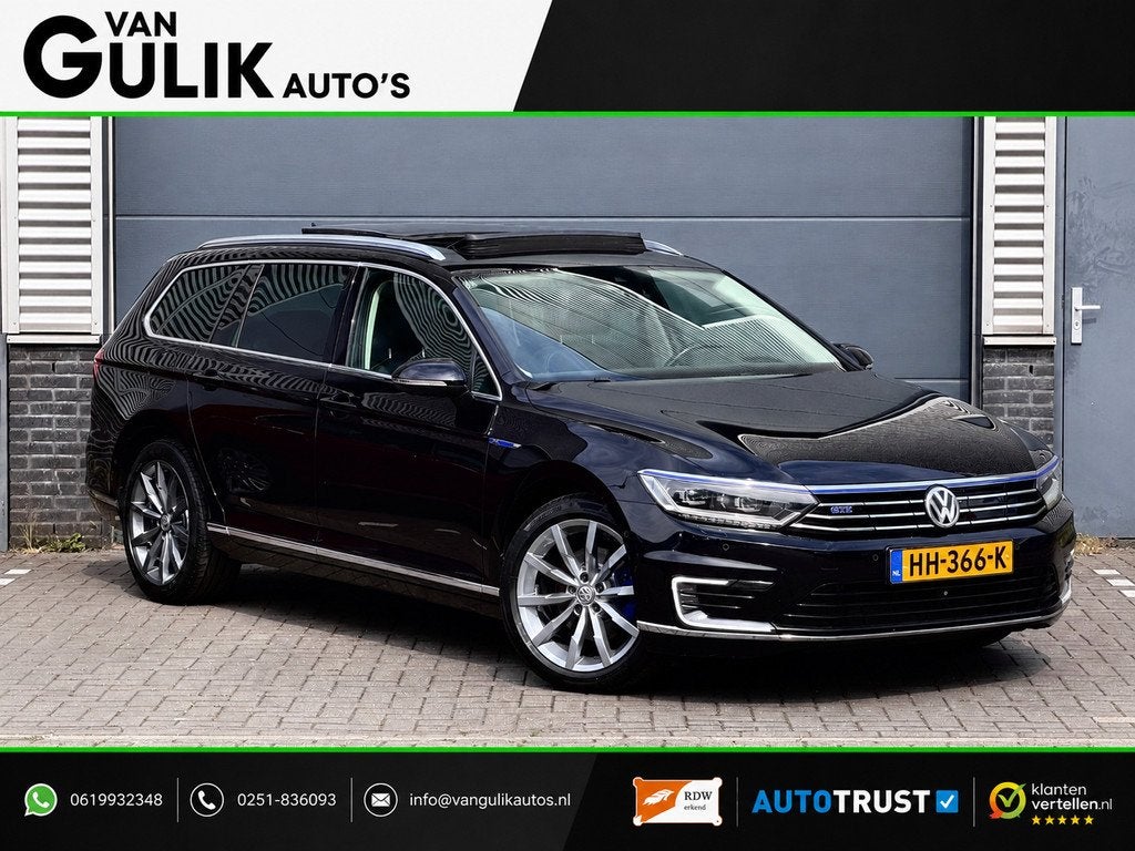 Volkswagen Passat Variant 1.4 TSI GTE Highline | Pano | Mass, Gebruikt, Zwart, Hybride Elektrisch/Benzine, 1600 kg