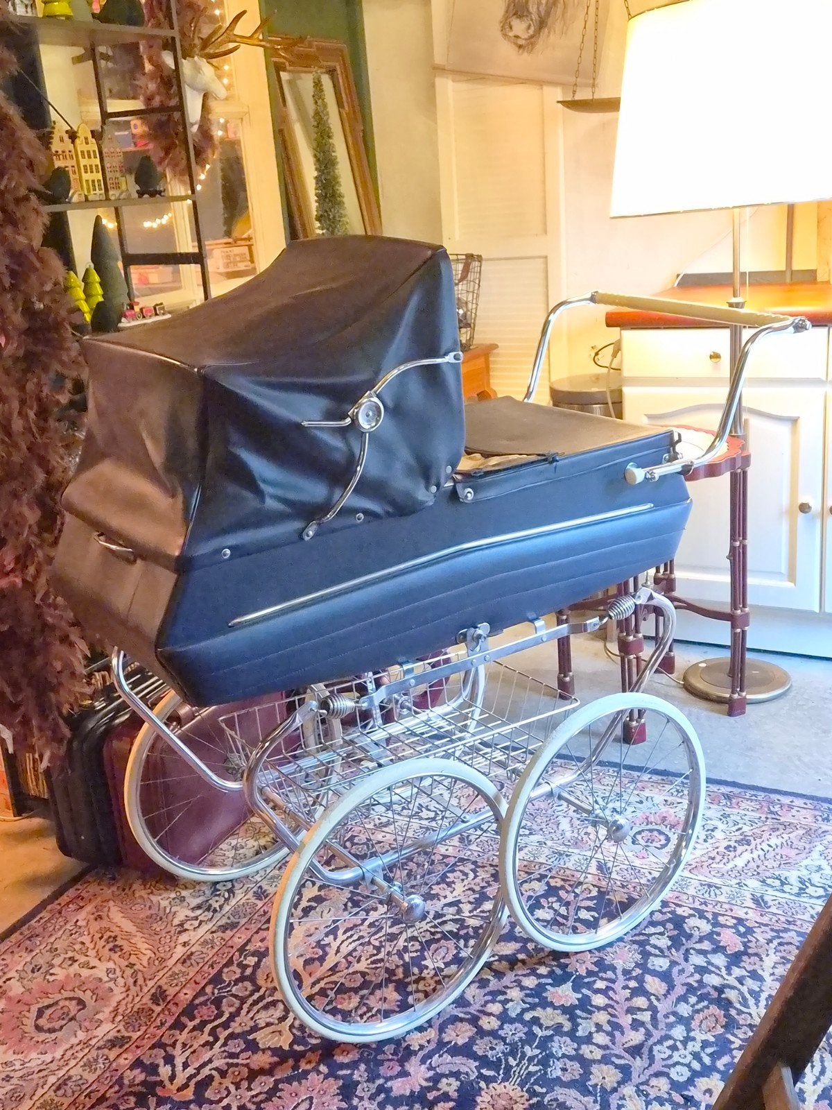 Vintage kinderwagen - Klassieke stijl, Gebruikt, Met reiswieg, Ophalen, Kinderwagen