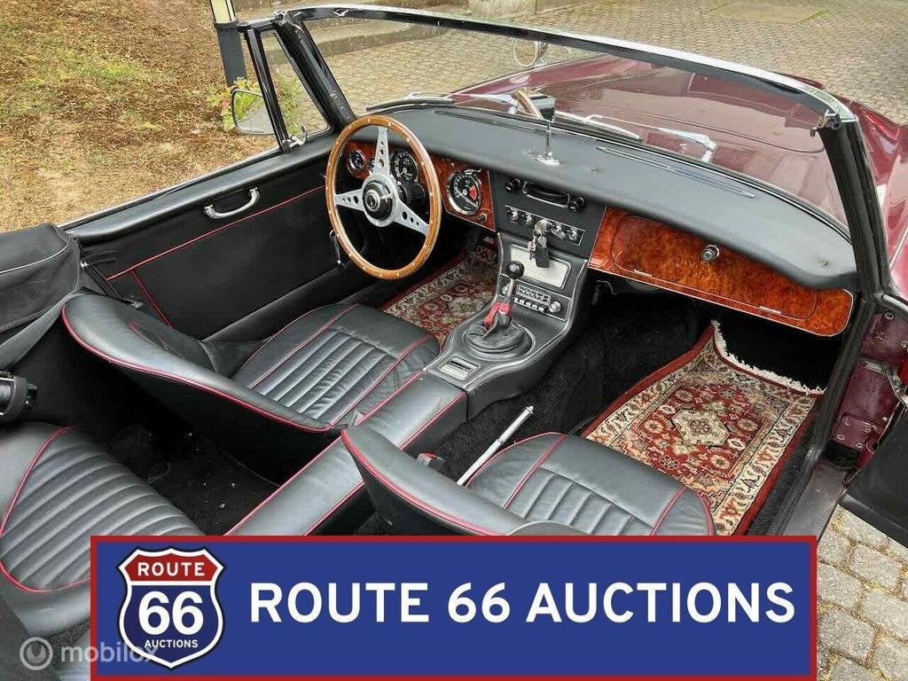 Austin-Healey 3000 MK3 | 1967 | Route 66 Auctions, Auto's, Austin, Overige carrosserieën, Zwart, Bedrijf