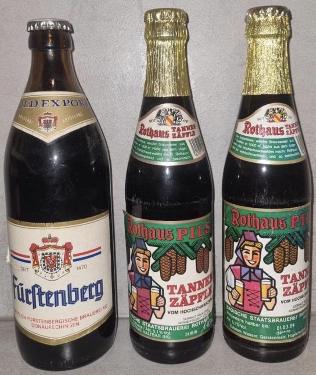 Set "Schwarzwald & Fürstenberg” (Baden-Württemberg), Verzamelen, Ophalen of Verzenden, Zo goed als nieuw, Flesje(s), Overige merken