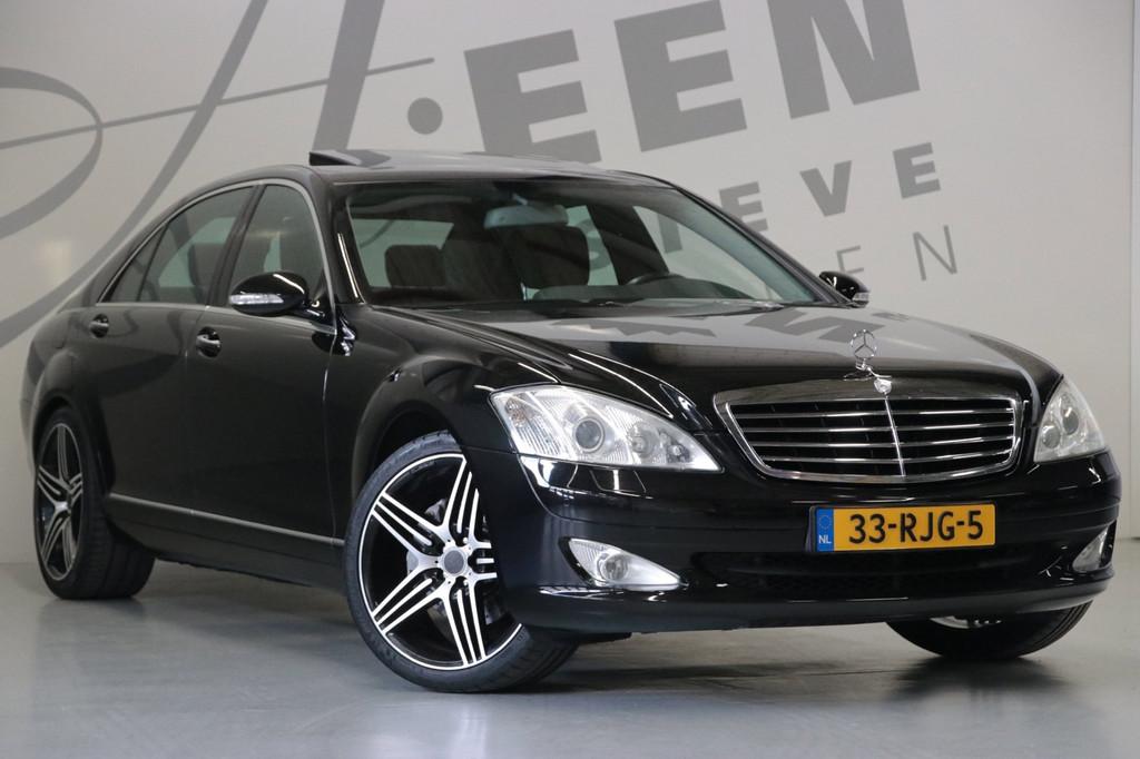 Mercedes-Benz S-klasse 350 Memory/ Bi-xenon/ Panorama dak, Automaat, Achterwielaandrijving, Gebruikt, Zwart