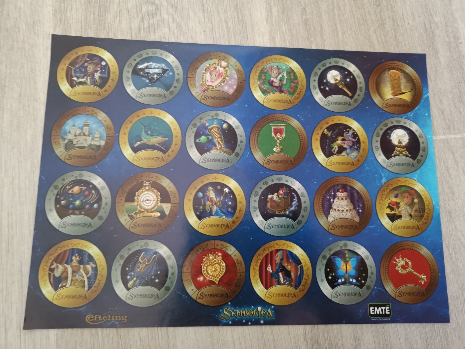 Efteling Symbolica stickers, Ophalen of Verzenden, Zo goed als nieuw, Overige typen