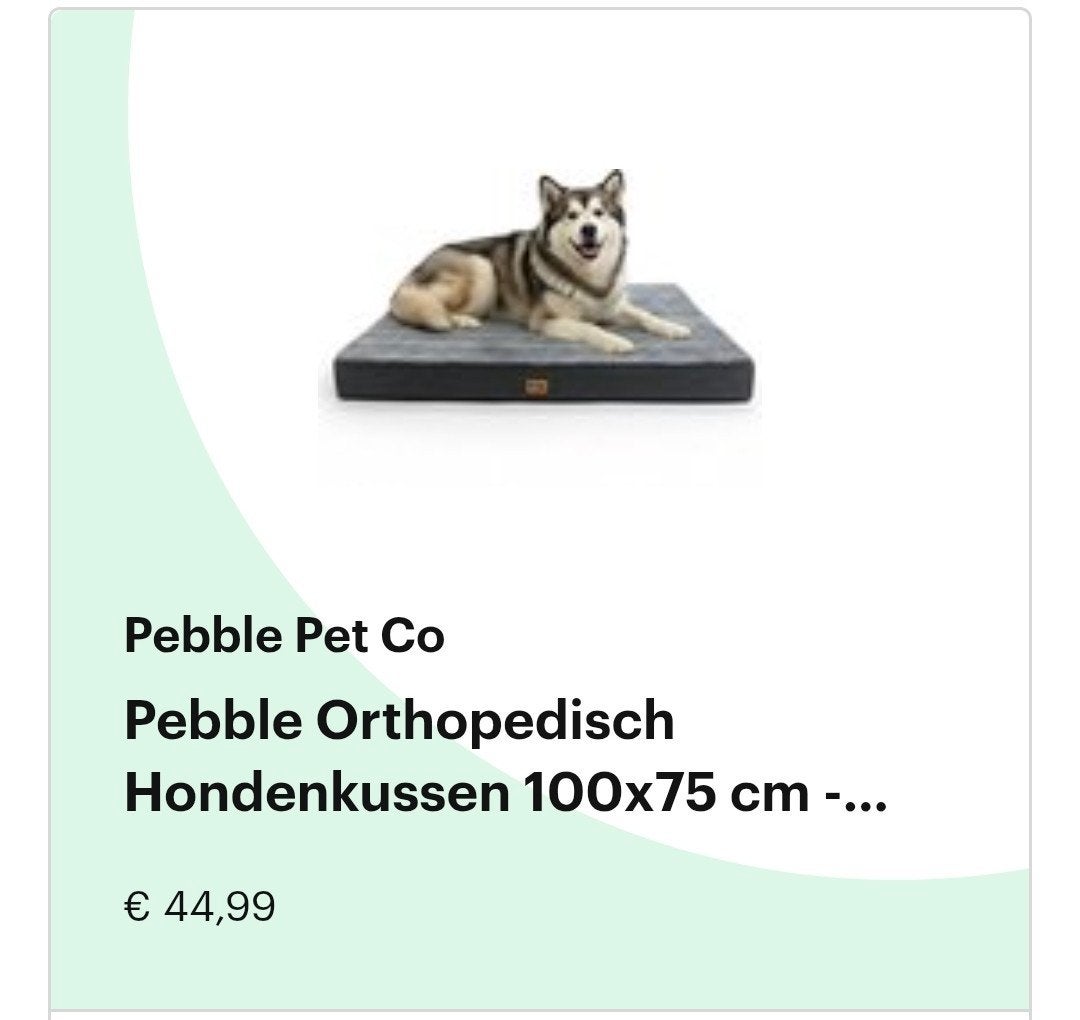 Orthopedisch honden kussen, Ophalen, Nieuw