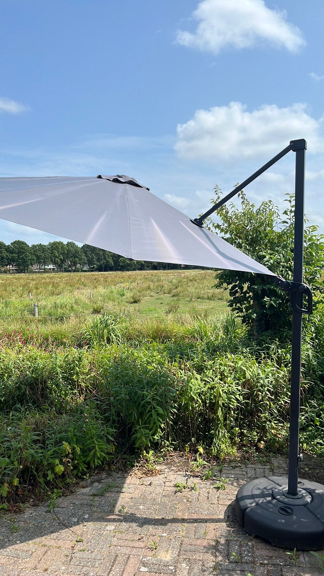 Zweefparasol, Ophalen, Gebruikt, Zweefparasol