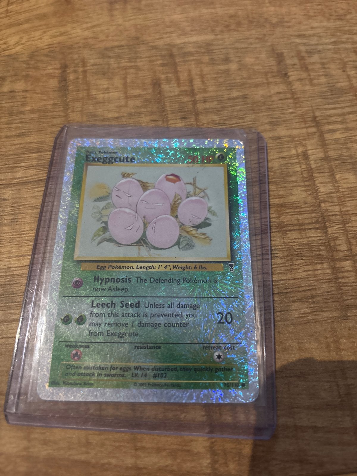 Pokémon kaart Exeggcute 75/110 Reverse Holo Legendary, Hobby en Vrije tijd, Ophalen of Verzenden, Zo goed als nieuw, Losse kaart