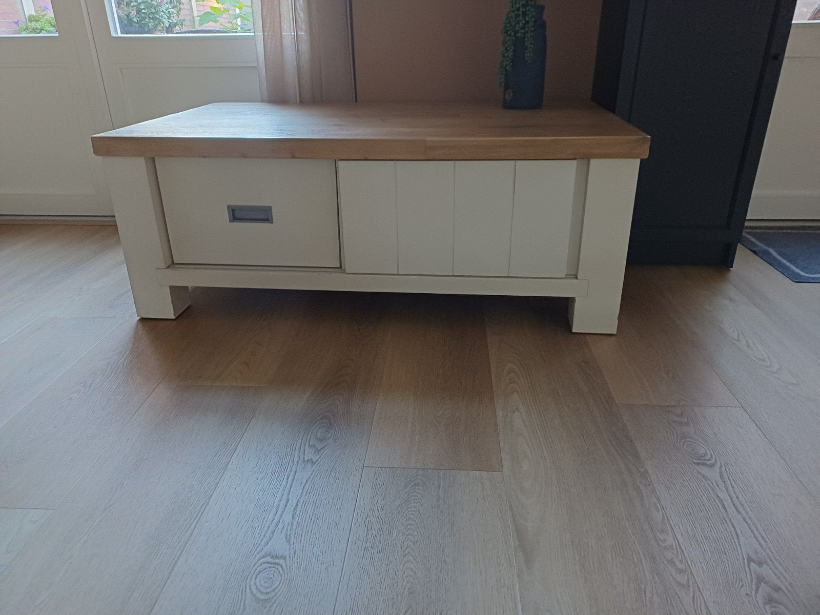 Salontafel Henders & Hazel, acaciahout, Huis en Inrichting, Ophalen, Gebruikt, Landelijk, Modern, Overige houtsoorten