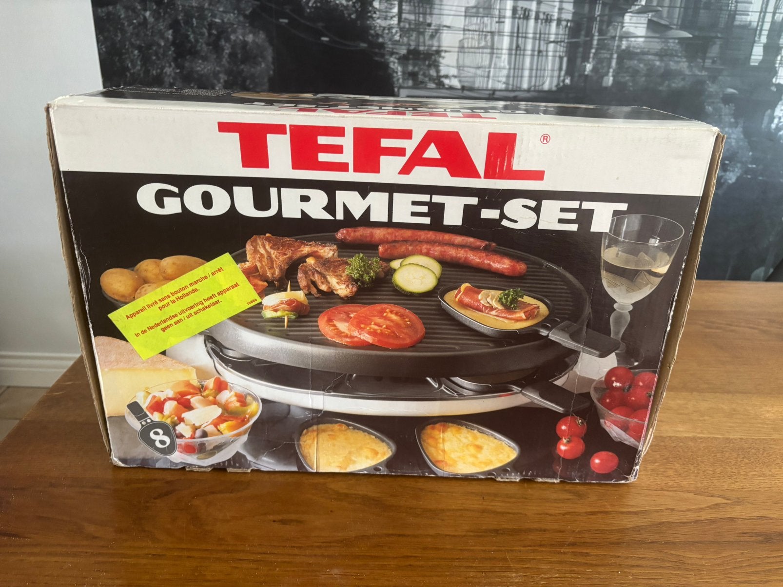 Tefal Gourmet-Set Raclette-Grill -nog in doos!, Ophalen of Verzenden, Nieuw, 8 personen of meer