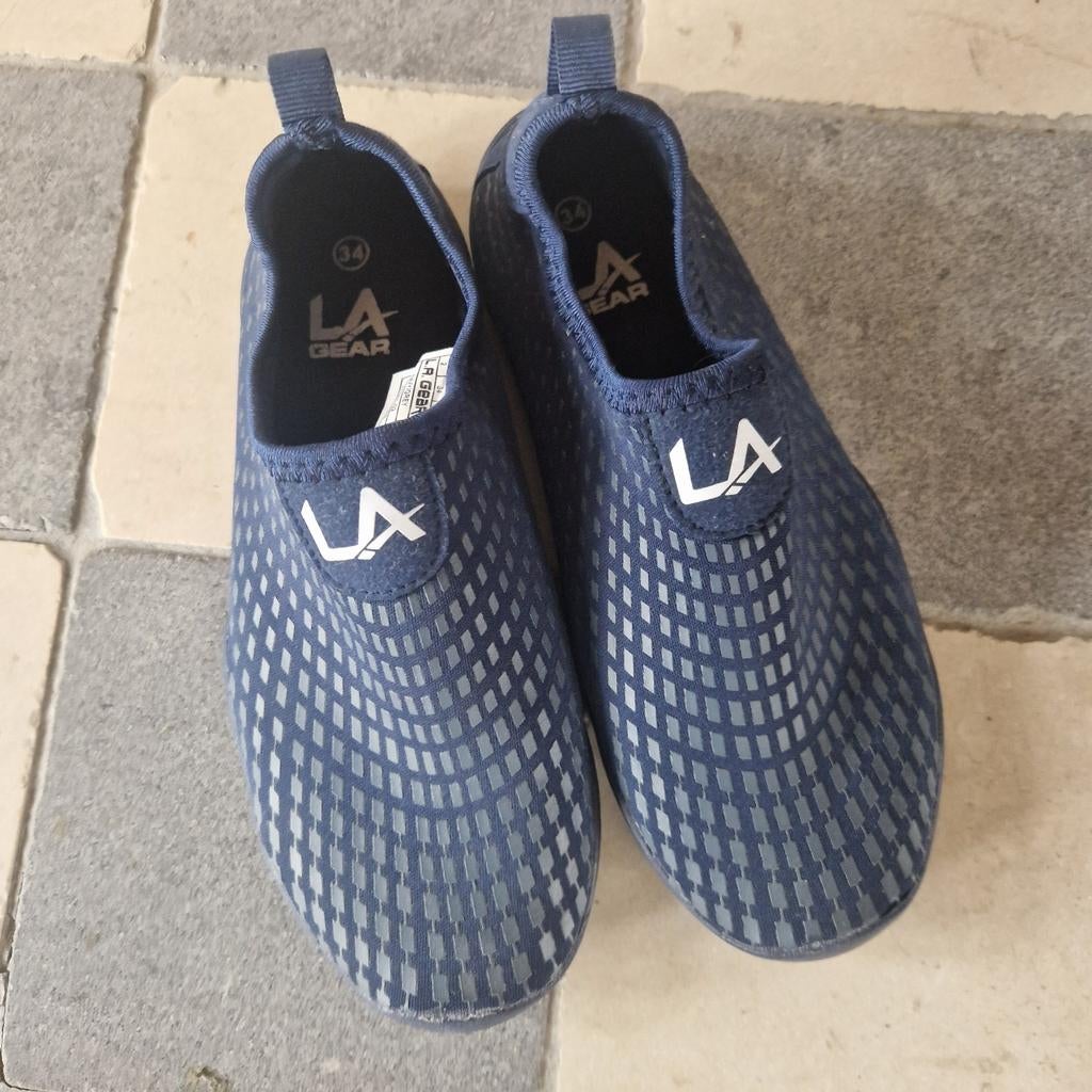 LA Gear Waterschoenen - Maat 34 - Blauw, Ophalen of Verzenden, Zo goed als nieuw, Kind, LA Gear
