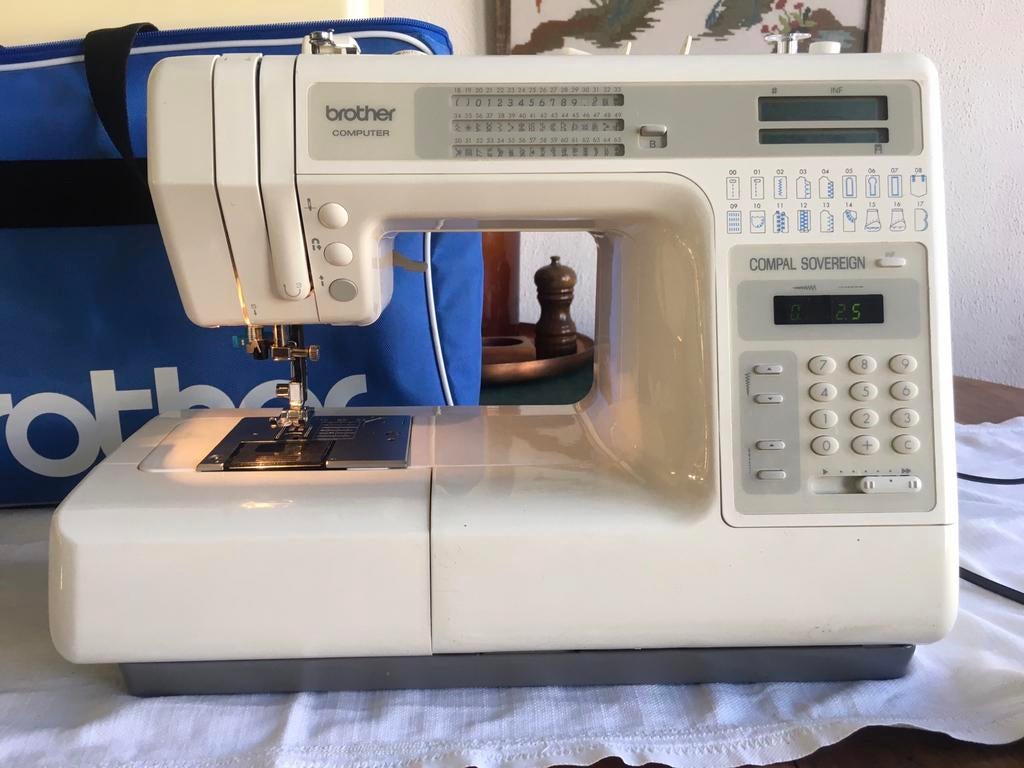 Brother Compal 847 Computer Naaimachine, Ophalen of Verzenden, Nieuw, Naaimachine, Brother