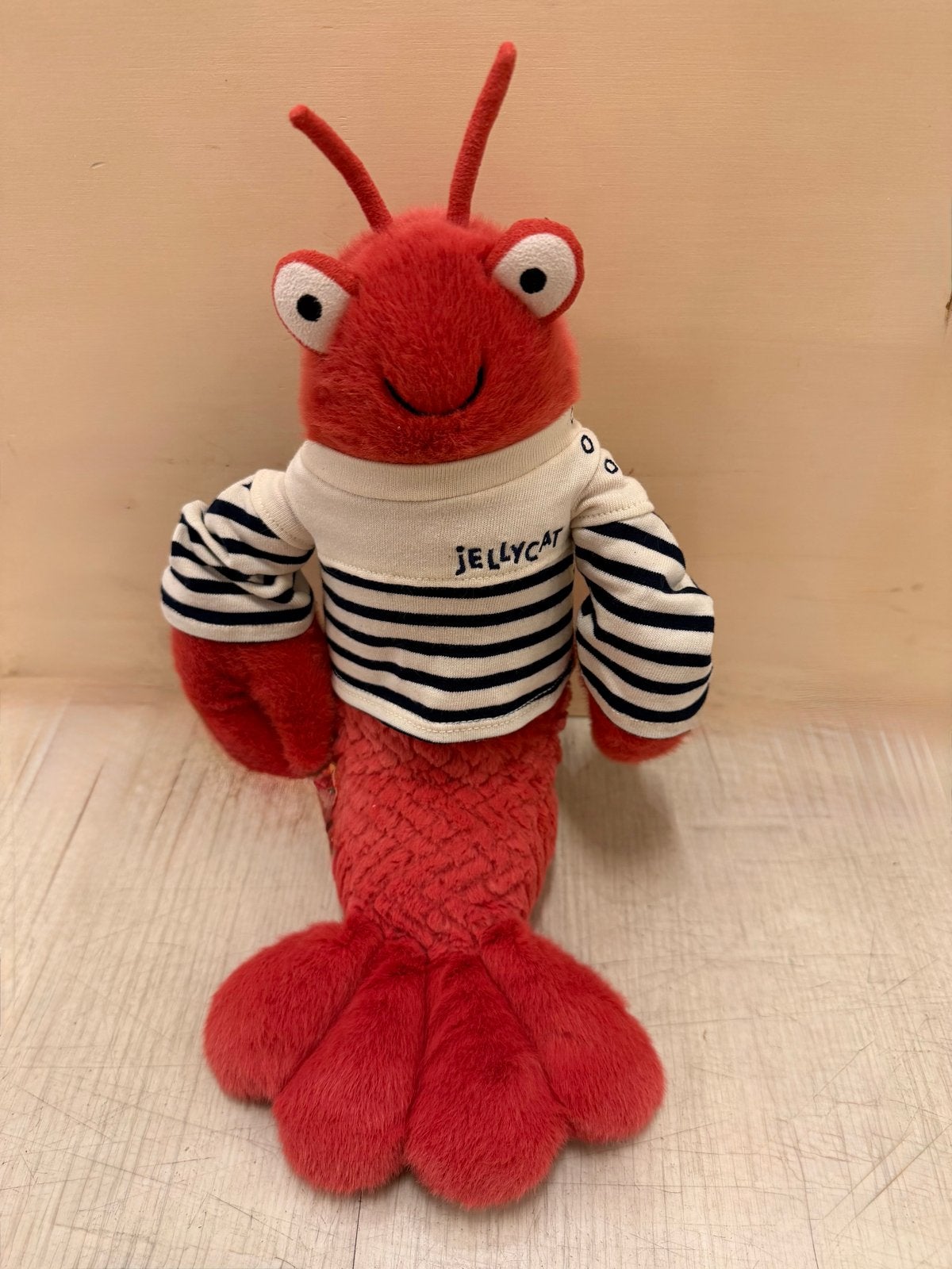 Jellycat Larry Lobster Sailor Outfit Knuffel, Jellycat, Overige karakters, Overige typen, Nieuw